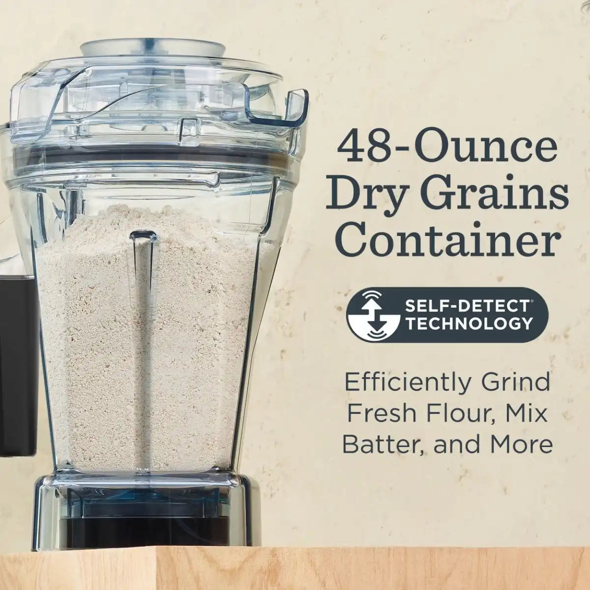 48-ounce Dry Grains Container with SELF-DETECT®