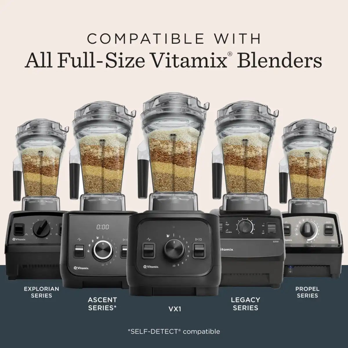 48-ounce Dry Grains Container with SELF-DETECT®